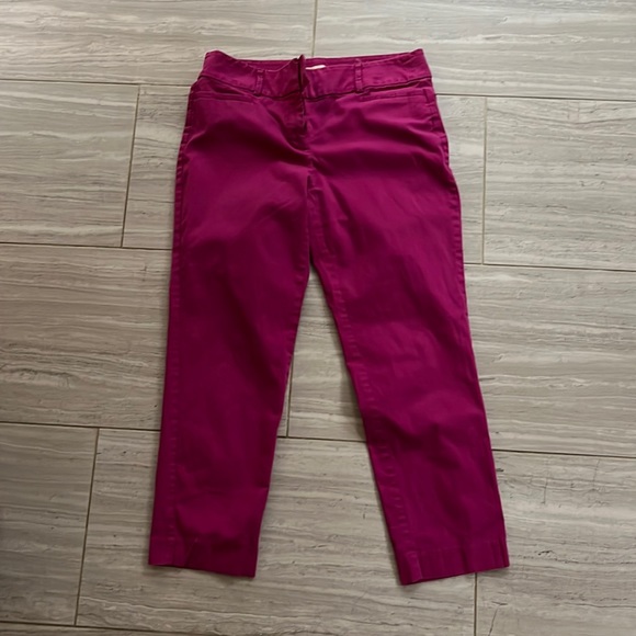 Purple/pink Loft Ankle Pants - Picture 1 of 4